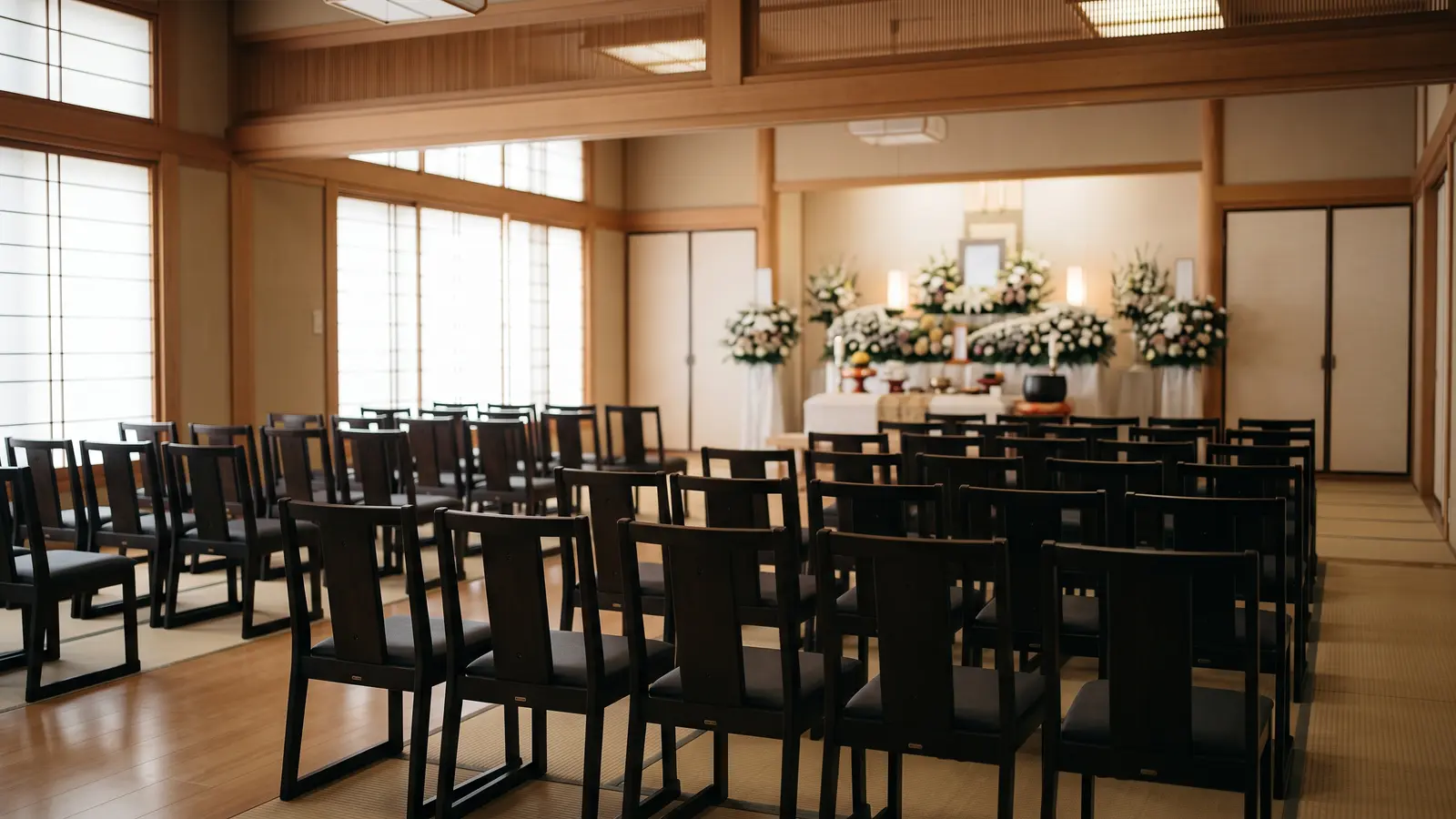 静かな式場