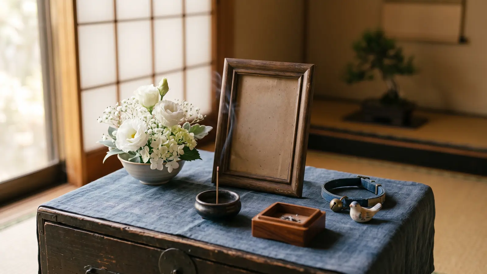 ペットの供養と花